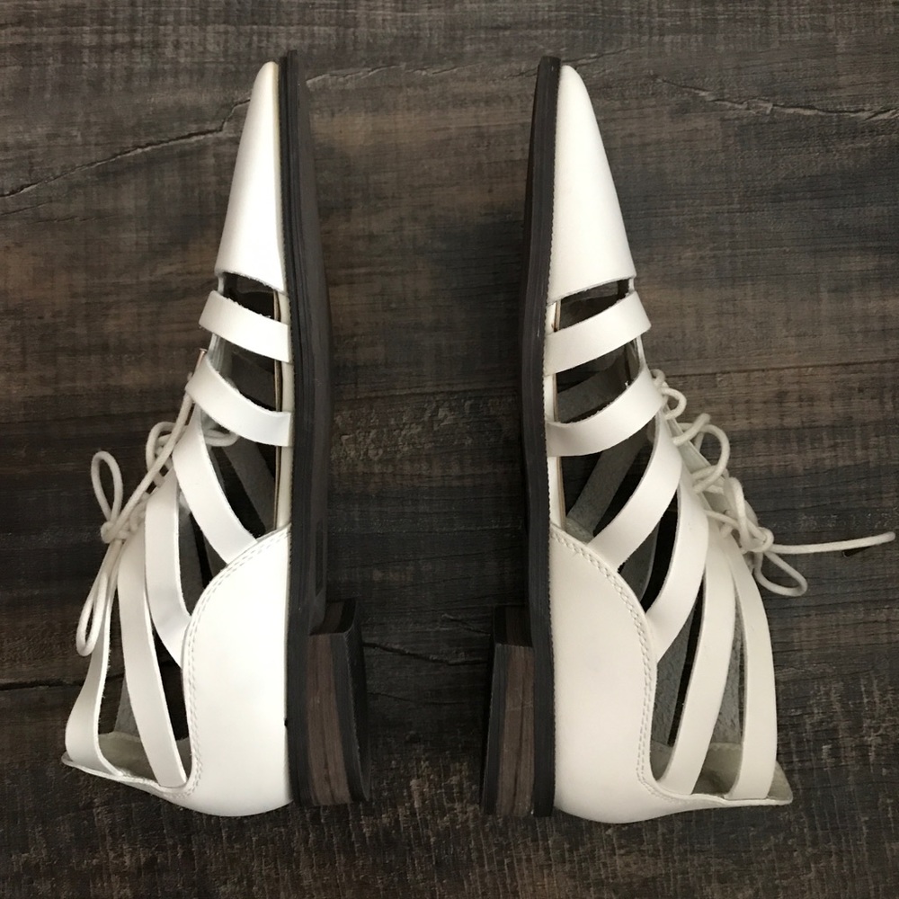 Forever 21 white sandals-worn once! - Picture 2 of 5